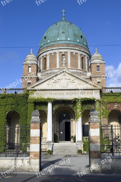 Mirogoj Zagreb Croatia Architecture Building