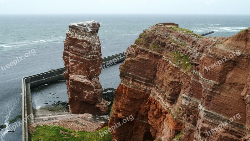 Helgoland Lange Anna North Sea Sea Island Free Photos