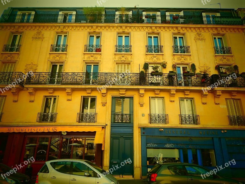 Paris France City Building House