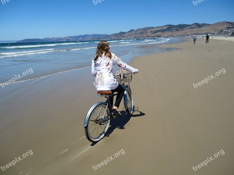 Pismo Beach Bicycle California Free Photos