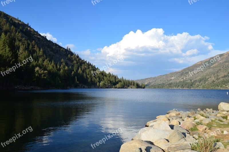 Mountain Lake Sierra Nevada Free Photos