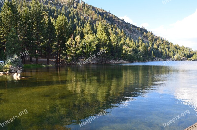 Mountain Lake Sierra Nevada Free Photos