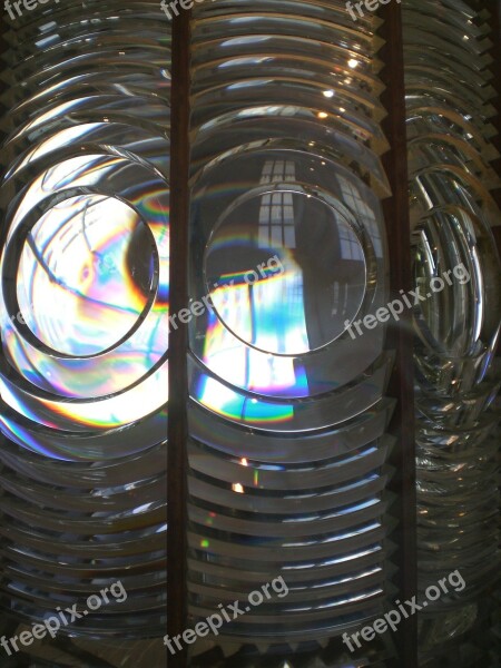 Fresnel Lens Lighthouse Nautical Free Photos