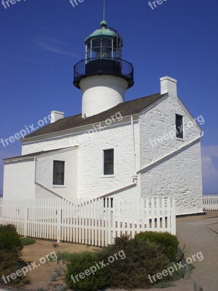 Point Loma Lighthouse Nautical Free Photos