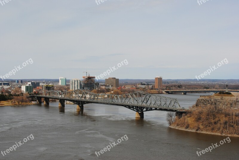 Bridge Ottawa River Main City Canada Free Photos