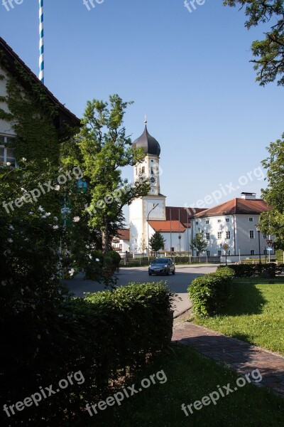 Village Local Transit Church Onion Dome Baroque