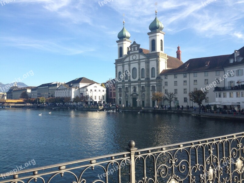 Switzerland Lucerne Lake Free Photos