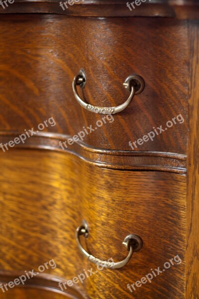 Dresser Handle Antique Wood Free Photos