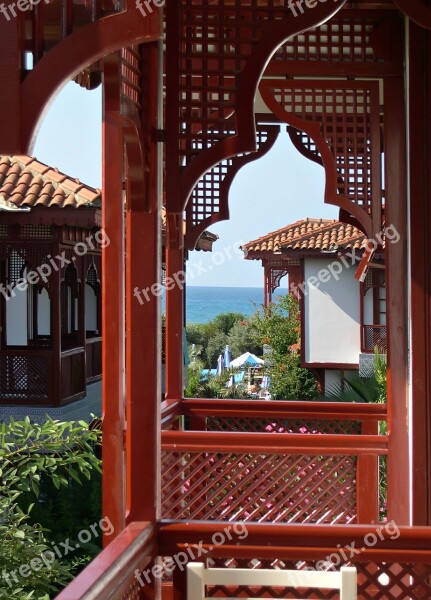 Balcony Sea Vacation House Building