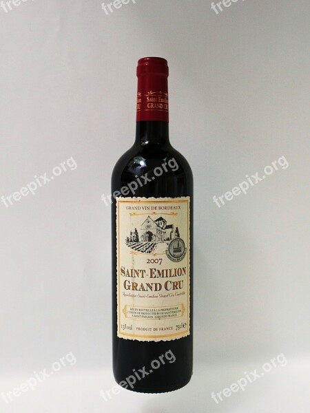 Wine Red Wine Alcohol France Drink