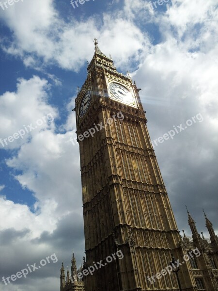 London Big Ben England United Kingdom Famous