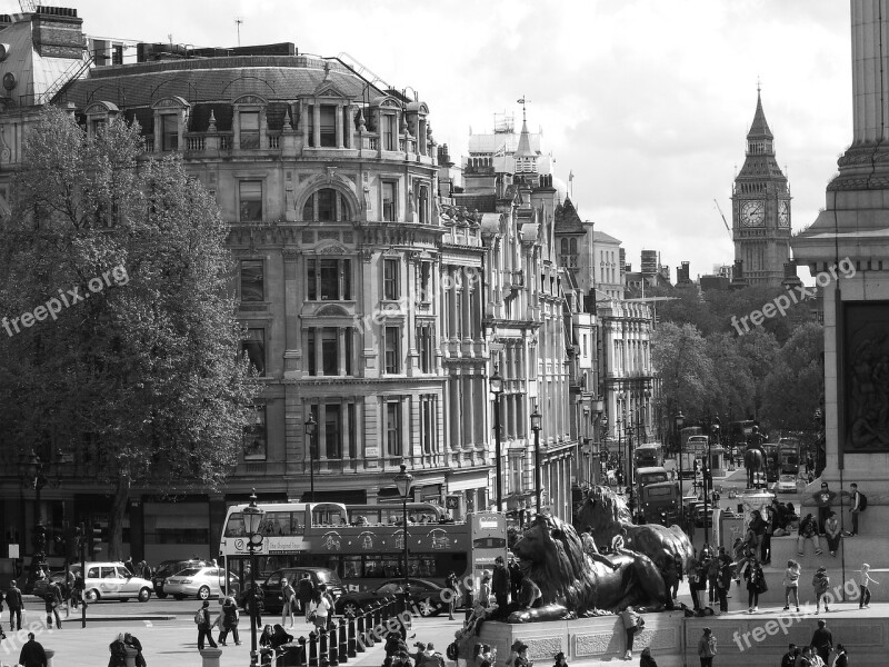 Black White Black And White London England