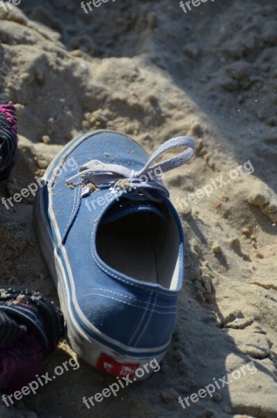 Shoe Sand Sneakers Free Photos