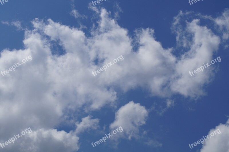 Sky Blue Cloud White Clouds Clouds