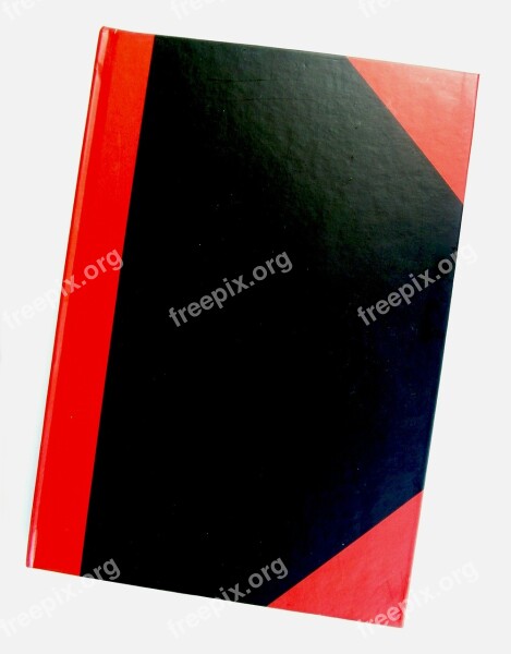 Notebook Notes Corner Red Black