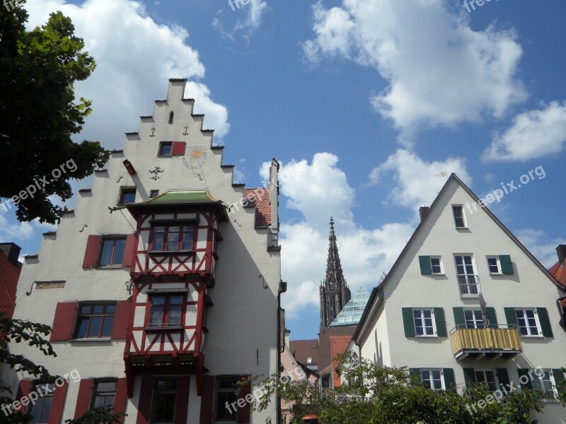 House Building Fachwerkhaus Ulm Historic Center