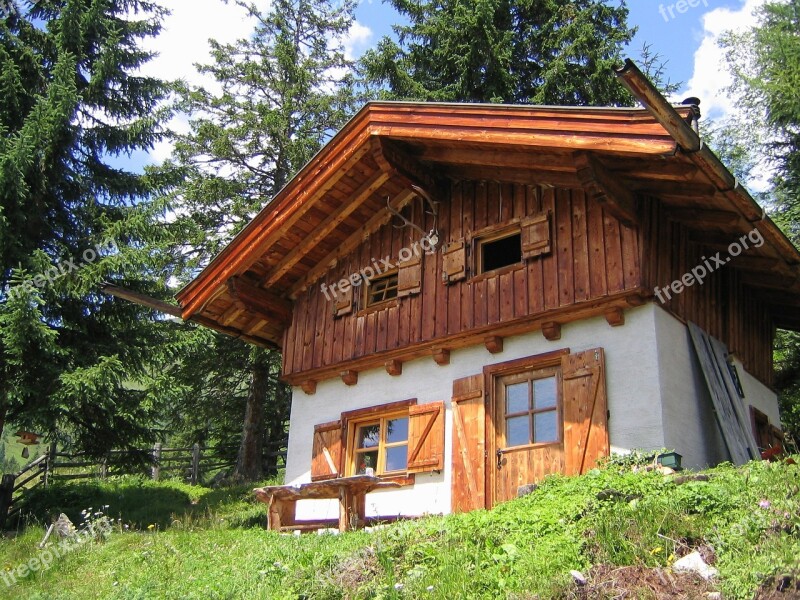 Mountain Hut Alpine Mountains Vacations Hut