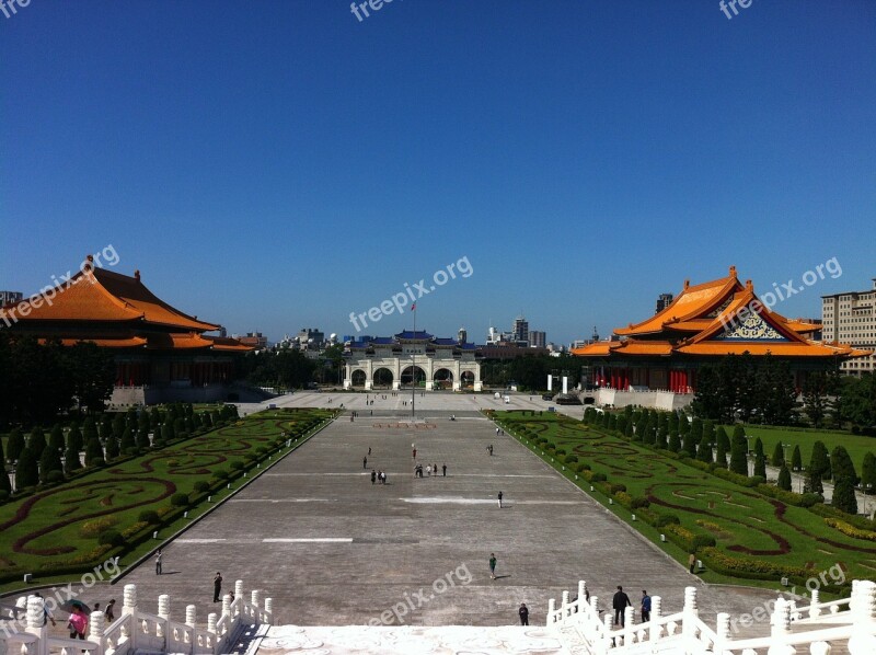 Taiwan Taipei Chiang Kai-shek Memorial Hall Free Photos