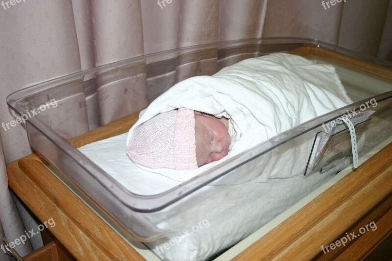 Infant Baby Newborn Hospital Girl