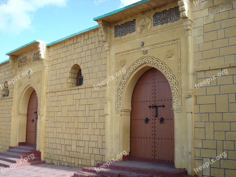 Mosque Arabic Architecture Morocco Rabat Free Photos