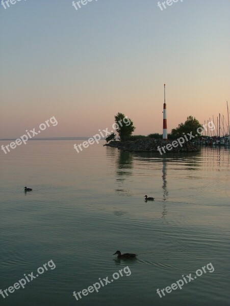 Lake Lake Balaton Water Nature Port