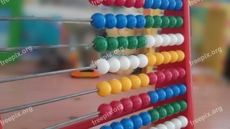 Abacus Computational Aids Wooden Balls Mathematics Count