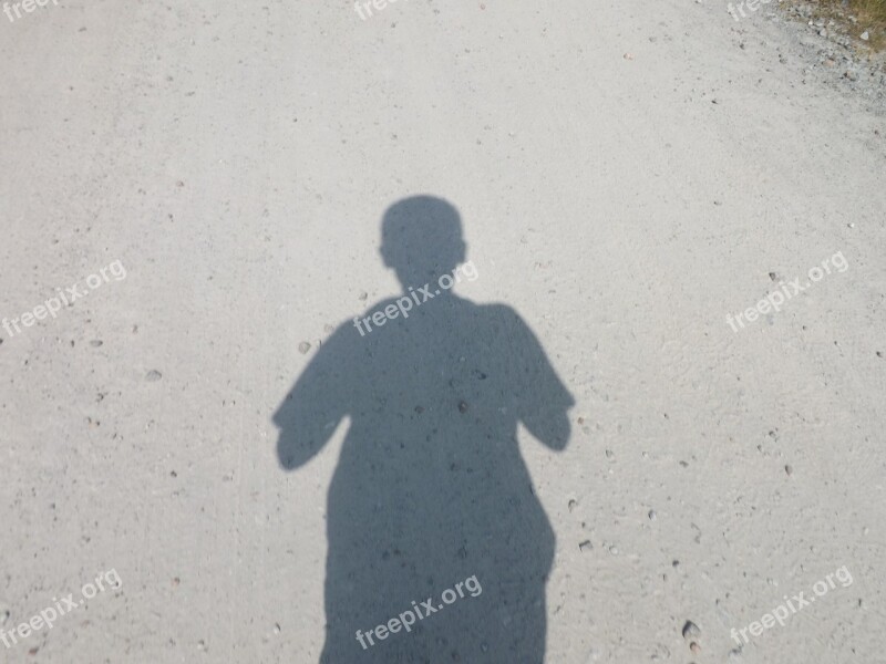 Shadow Path Boy Silhouette Person