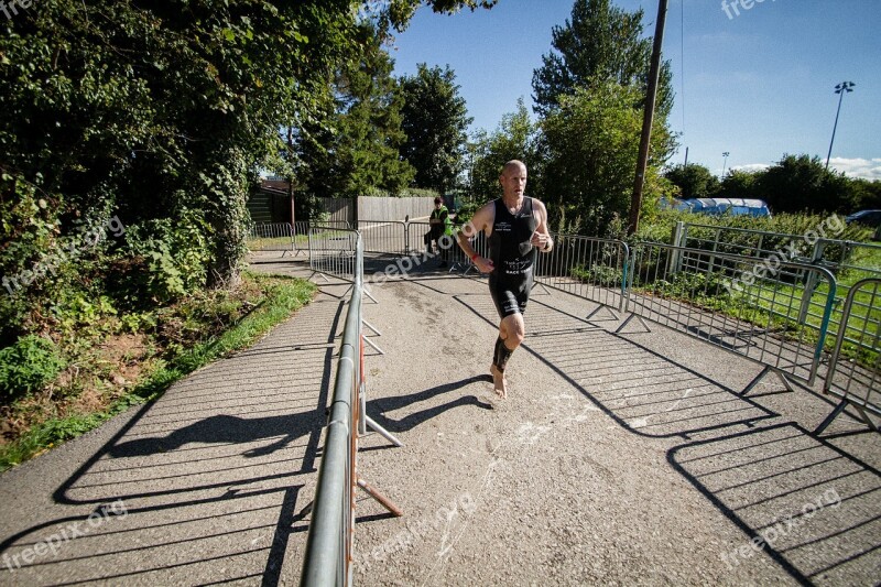 Runnre Jogger Man Triathlon Swimming