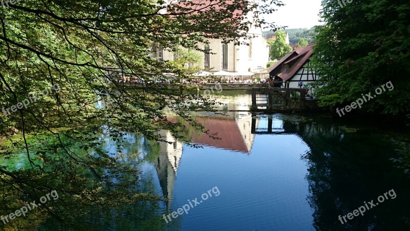 Blautopf Schöne Lau Blaubeuren Mirroring Water