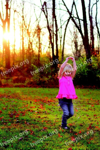 Dance Girl Outside Smile Cute