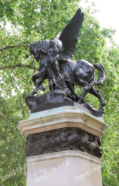 Statue Bronze The Mall London Horse