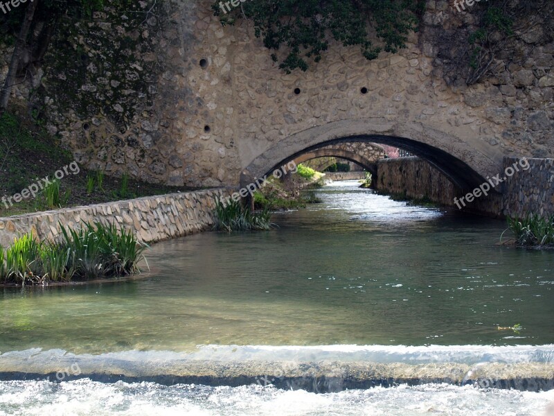 Water River Bridge Nature Channel