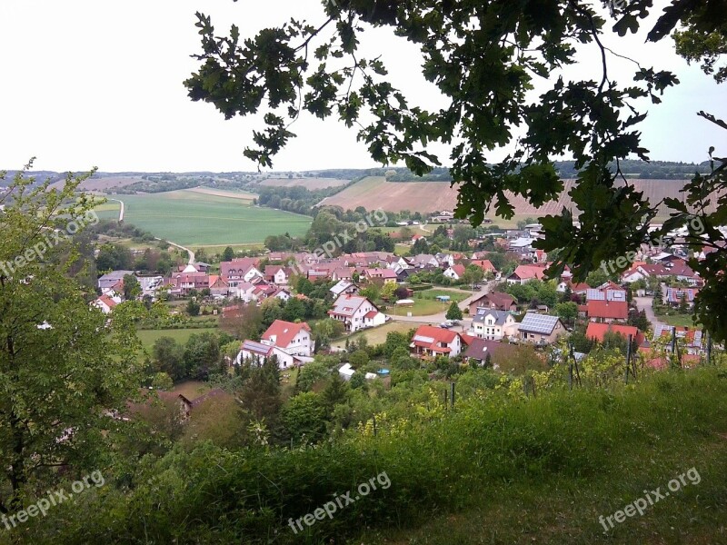 Place Landscape Village Houses Scenic