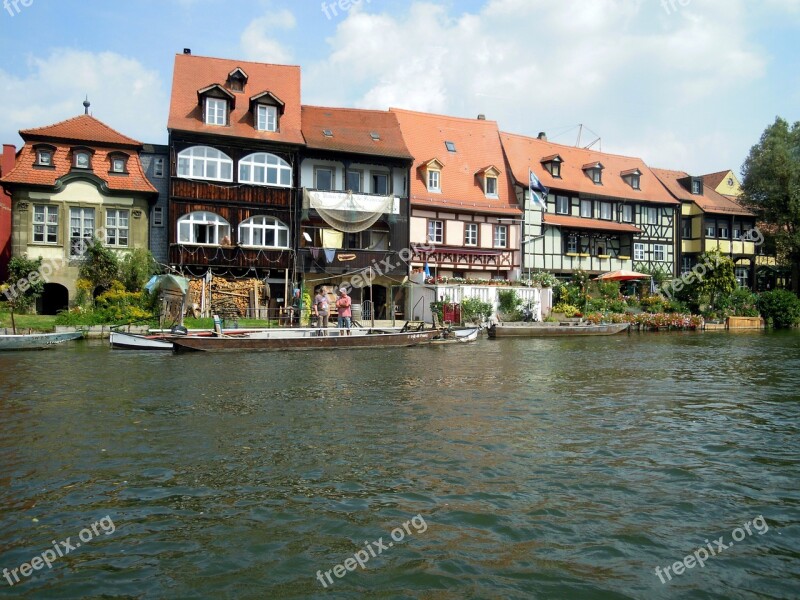 Small-venice Bamberg Regnitz Water River