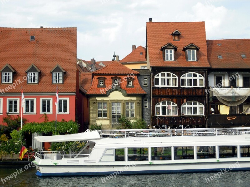 Small-venice Bamberg Regnitz Water River