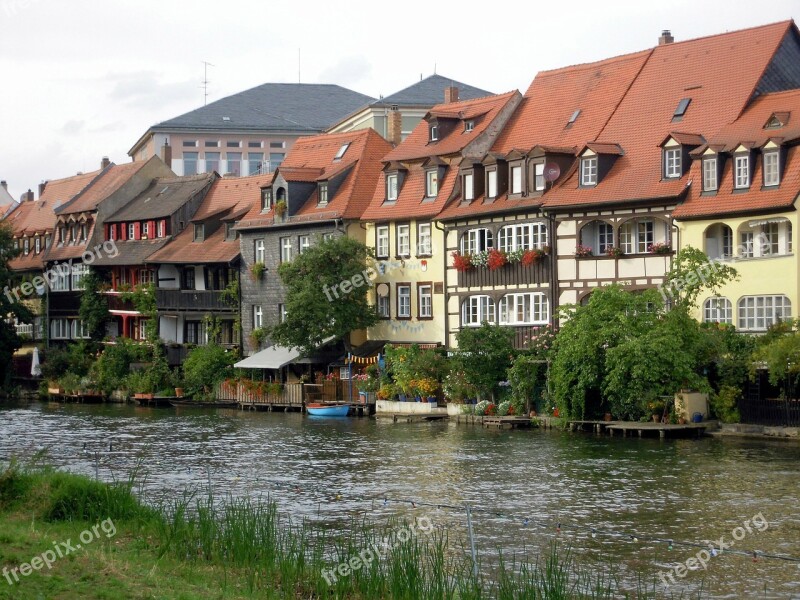 Small-venice Bamberg Regnitz Water River