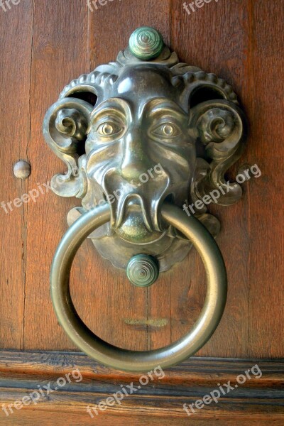 Doorknocker Goal Door House Entrance Free Photos