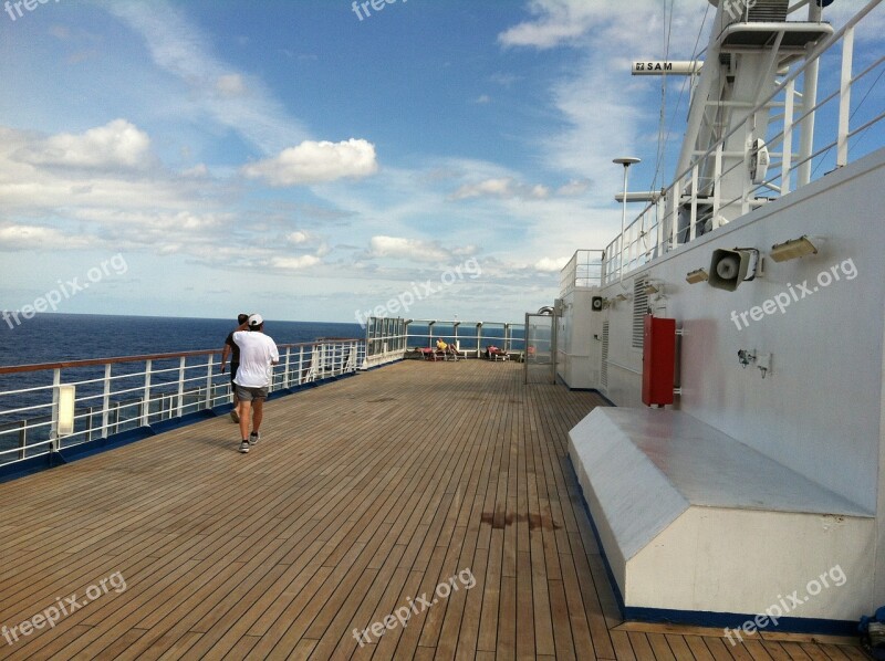 Carnival Cruise Deck Vacation Holidays Cruise Ship