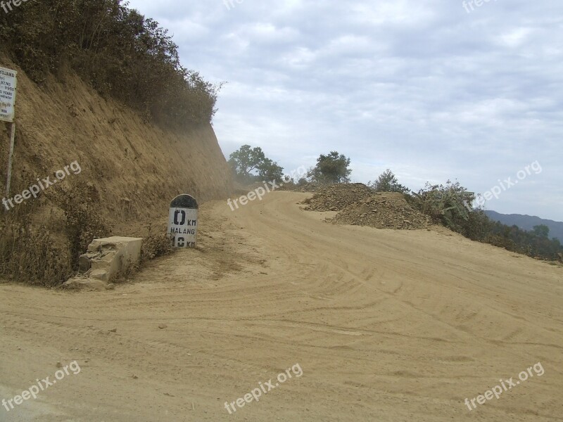 Dusty Road Dust Trees Dusty Track Dirt Road