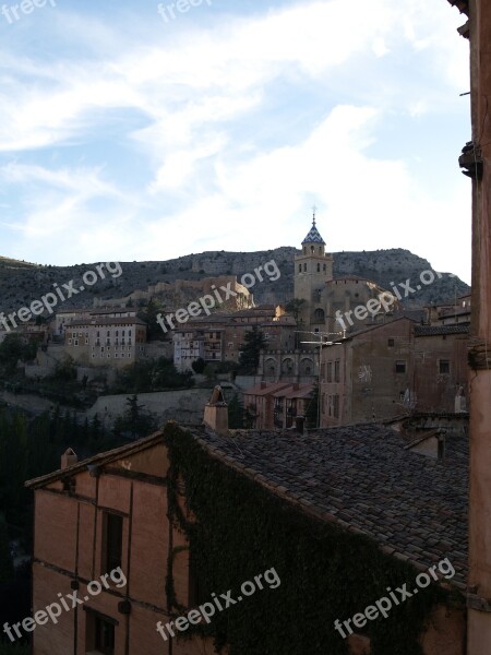 Albarracin Medieval Village Teruel Free Photos