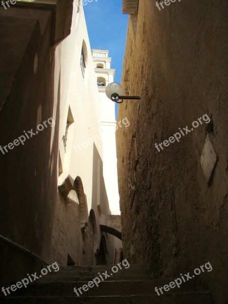 Alley Jaffa City Steps Upward