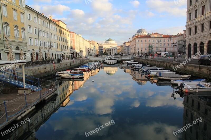 Trieste Channel Sky Cloud Free Photos