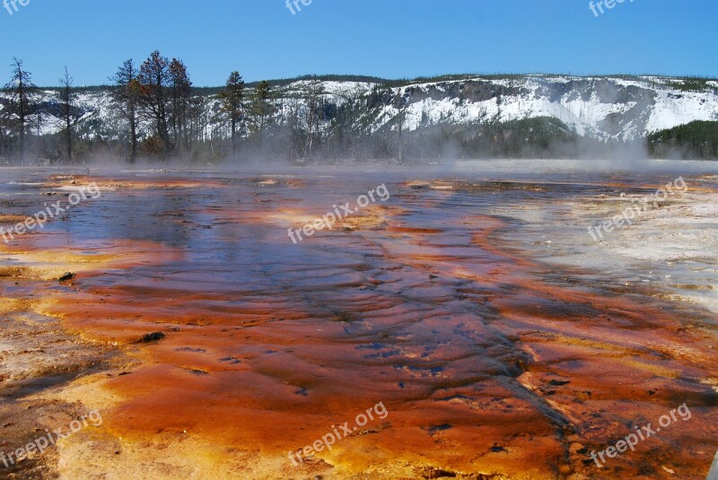 Yellowstone National Park Artist Point Free Photos