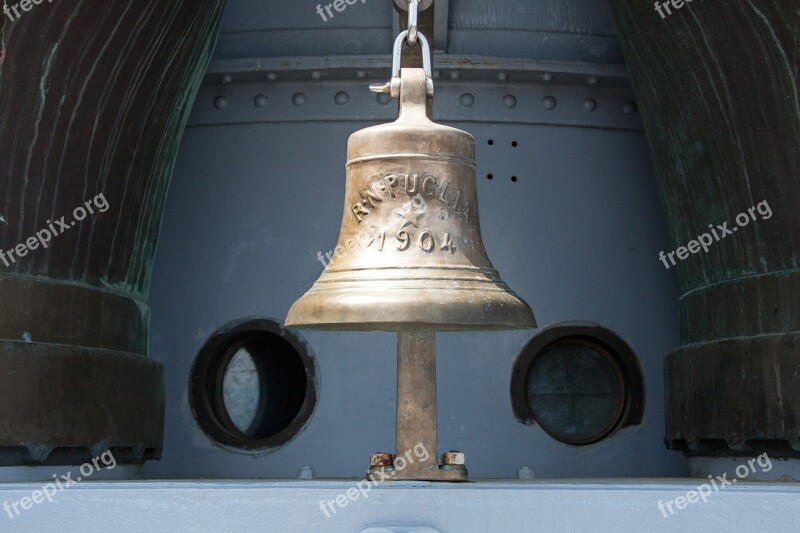 Ship Bell 1904 Ship Deck Portholes Puglia