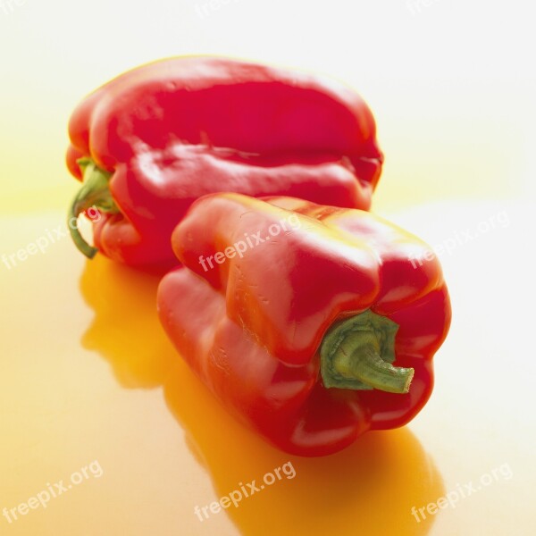 Red Peppers Healthy Eating Fruits Red Vegetable