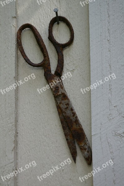 Scissors Rust Rusted Old Free Photos