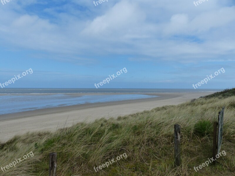 Coast East Frisia North Sea Sea Landscape