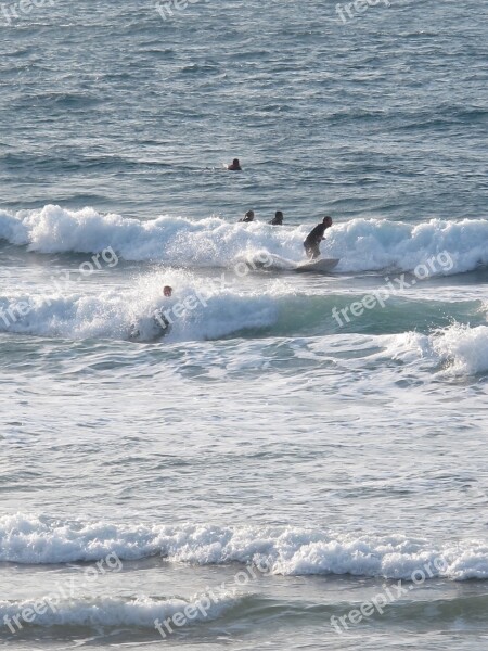 Surf Beach Sea Waves Free Photos