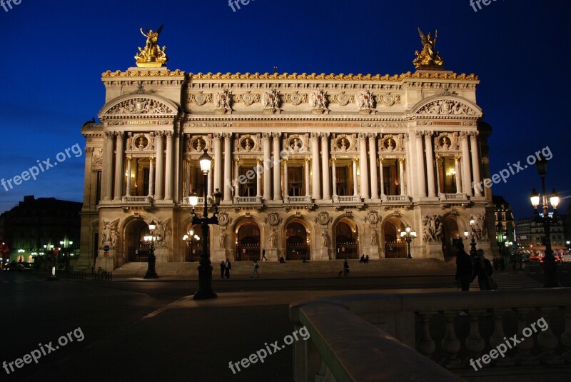 Opera Paris Theatre Free Photos