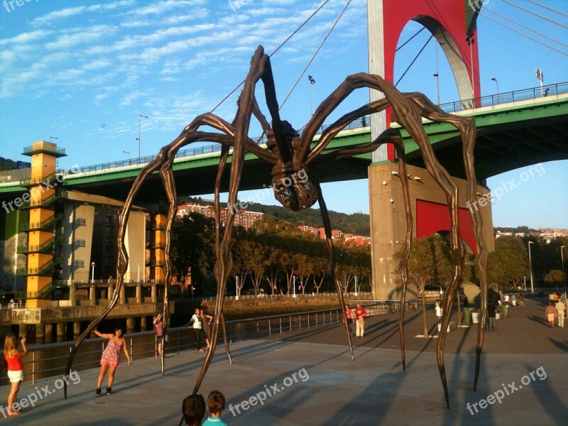 Bilbao Monuments Museums Spider Free Photos